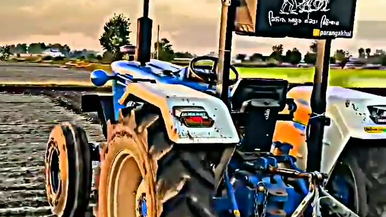 how much is tha tractor standing in field must watch once