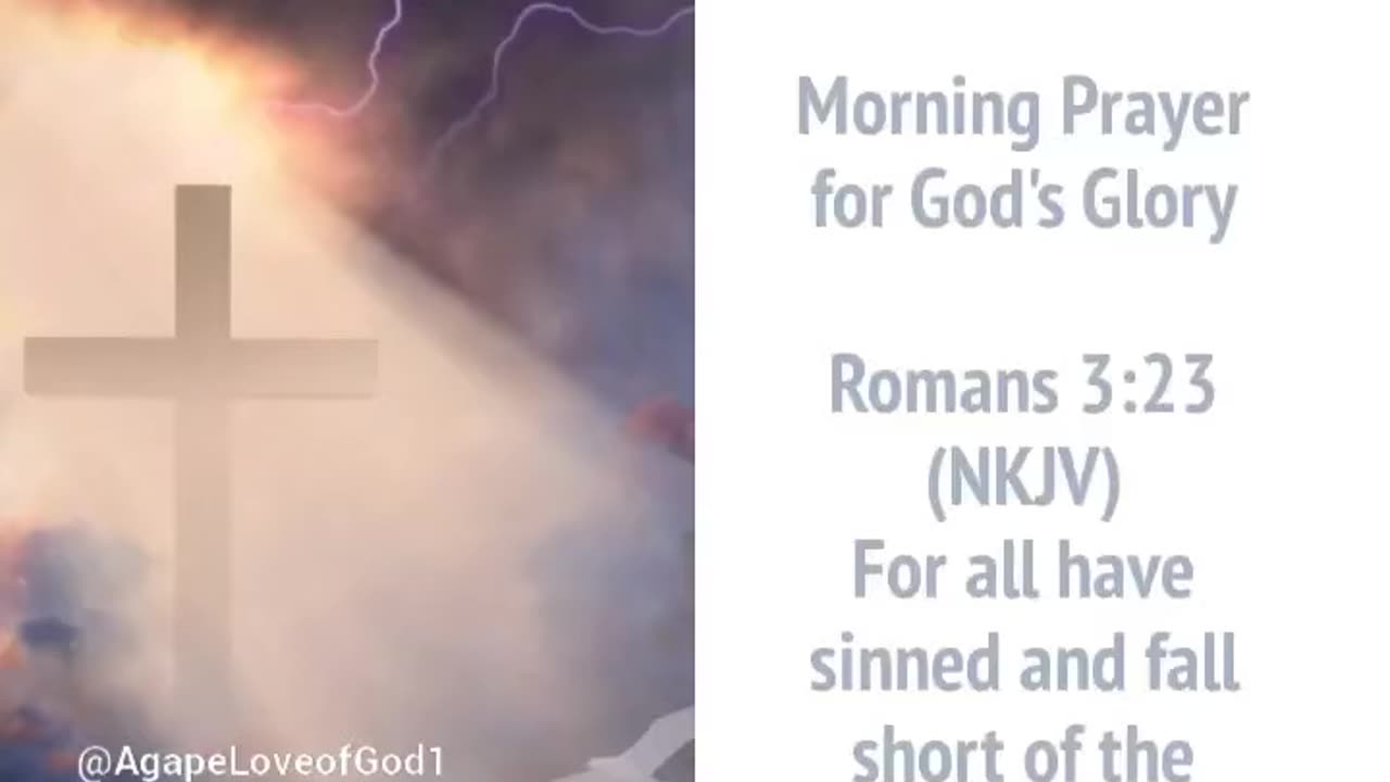 Morning Prayer for God's Glory during Challenging Times #Shorts