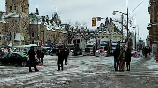 Live in Ottawa - Feb 4 2022 - Horns, Monuments and Parliament Hill