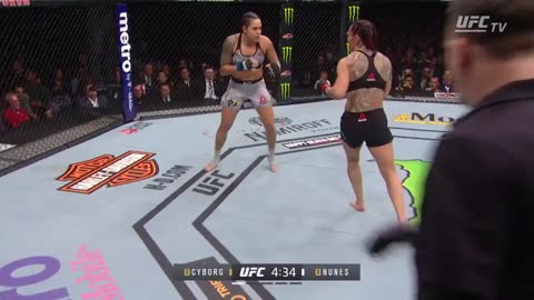 Amanda Nunes Brutally Knocks Out Cyborg