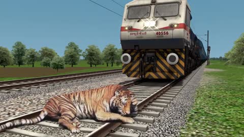 n track vs Train and stops the train - Train Simulator_Cut