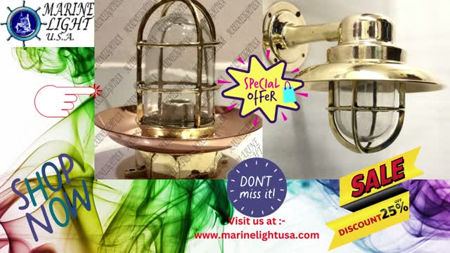 Nautical lights for sale - Marinelightusa.com