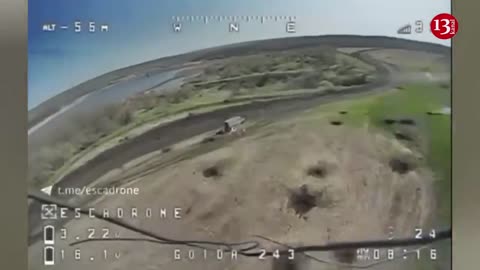 Kamikaze drone made Russians regret getting out of vehicle - it delivers immediate strike