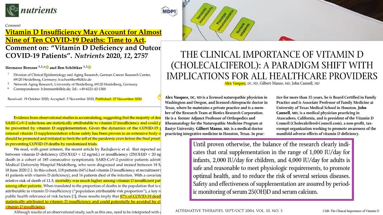 Pandemic Prevention: Research Evidence for Selenium and Vitamin D