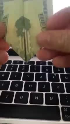 Were they showing us with money