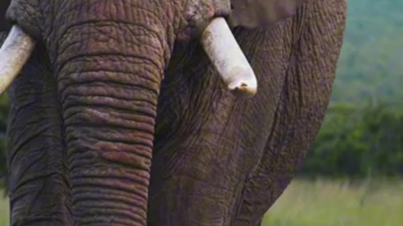 Massive Elephant approaches vehicle #safari #wildlife #wildlifesafari #animalshorts