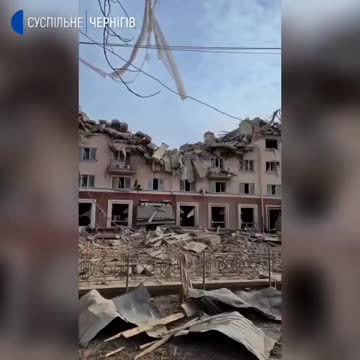 ️Chernihiv, hotel Ukraine, from which they made the headquarters of the "foreign legion"