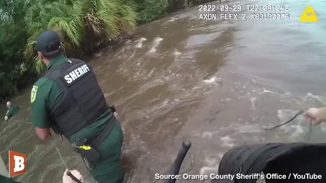 Hurricane Rescue: FL Deputies Save Woman Trapped in Raging Flood Waters