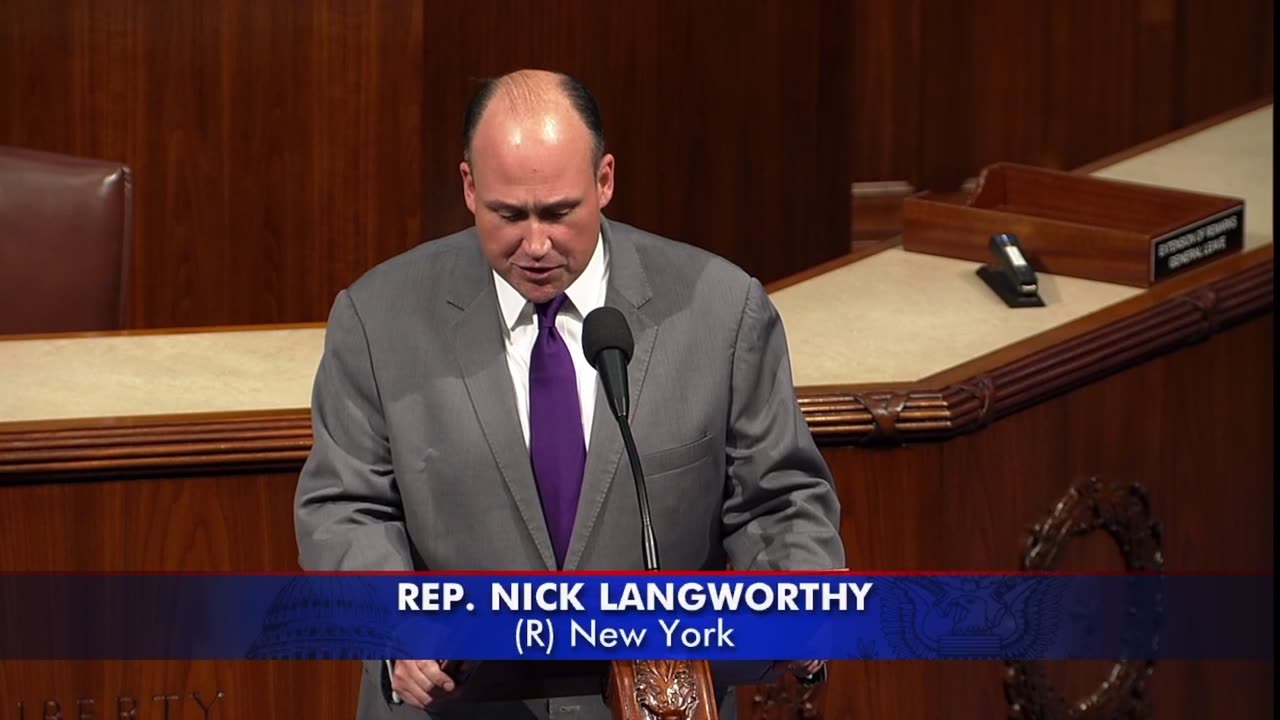 Rep. Langworthy Discusses Appropriations for Veterans Benefits and Care on the House Floor