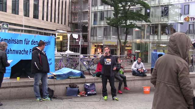 Franky Müller: Begrüßungsansprache für die Mahnwache für den Frieden in Frankfurt am 25.08.2014