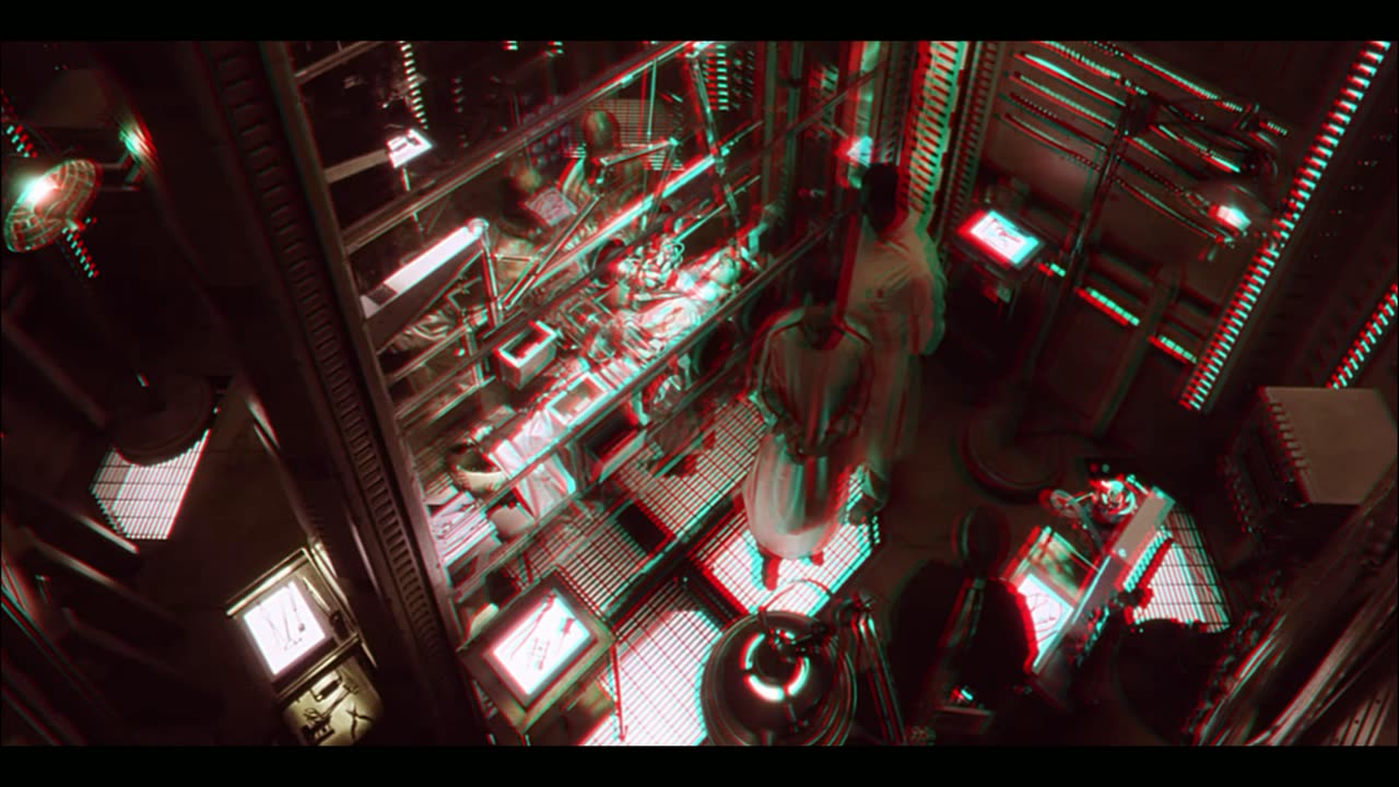 3D ANAGLYPH .Alien Resurrection 4k 80% MORE DEPTH P2