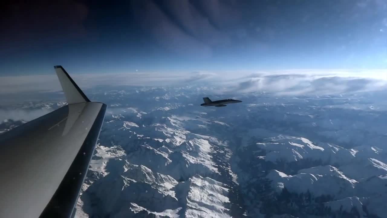 When your Private Jet is intercepted by F-18s