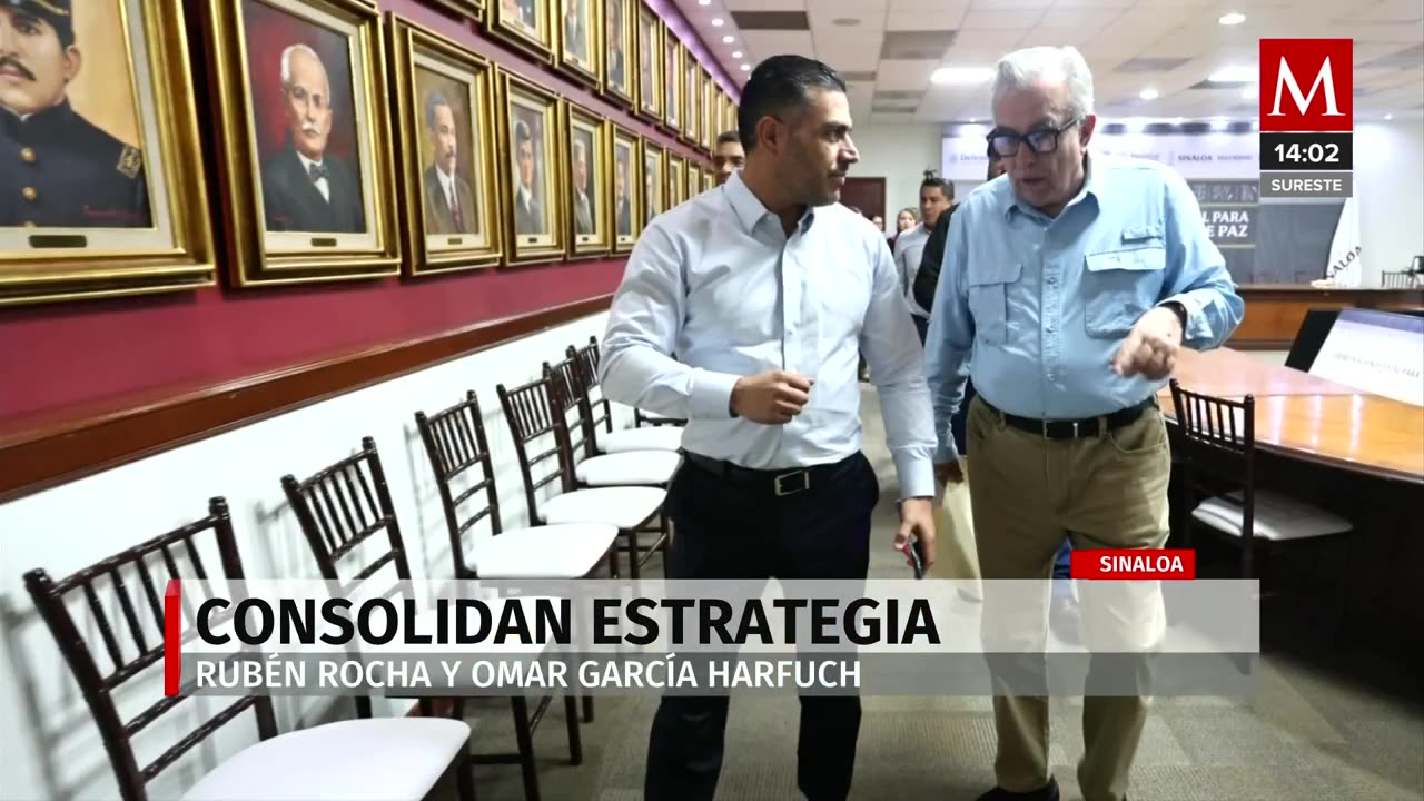 Rocha Moya y Harfuch consolidan estrategia de seguridad en Sinaloa; evalúan resultados