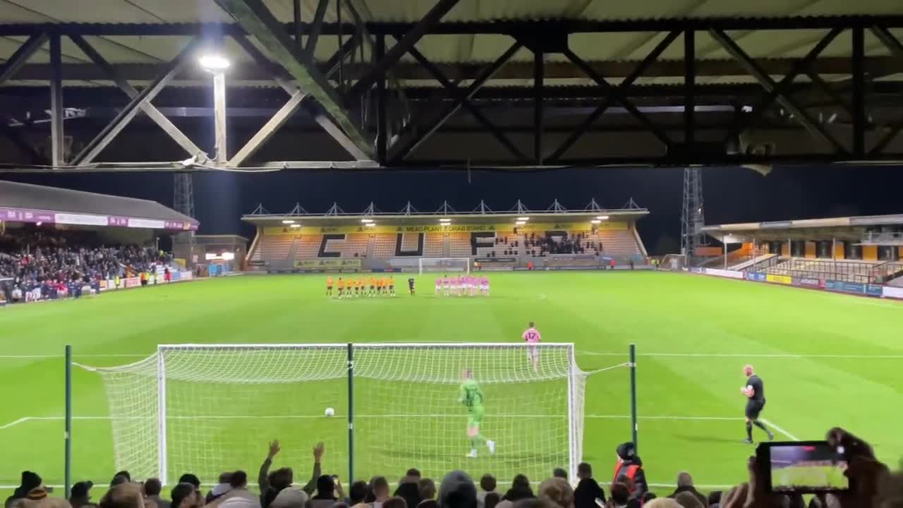 22_23 season fa cup 1st round Cambridge United vs Curzon Ashton 0-0 full penalty shootout 4-2