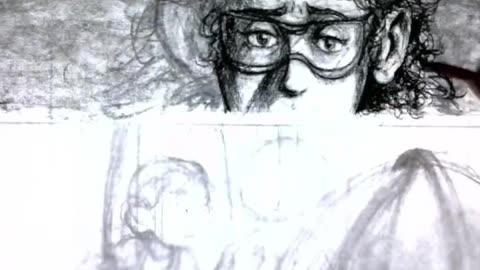 Charcoal art for page 120