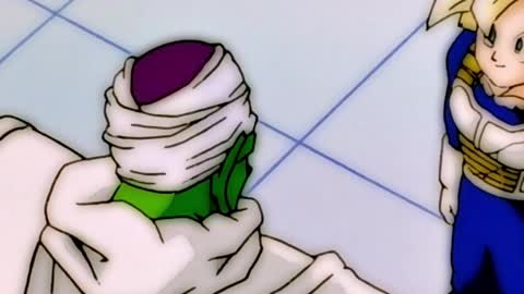 Dragon Ball Z - When Gohan pays respect to his old teacher Piccolo. Best Uniform BTW! #anime #dbz