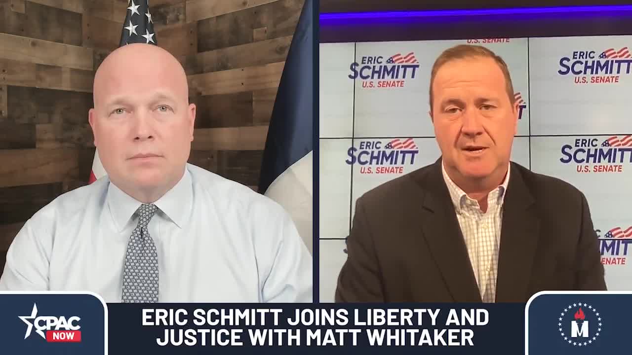 Guest Eric Schmitt, Missouri Attorney General, joins Liberty & Justice with Matt Whitaker