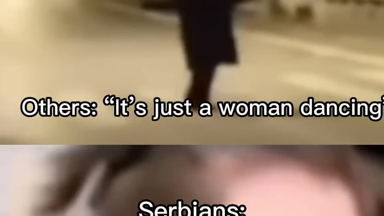 Serbian dancing lady