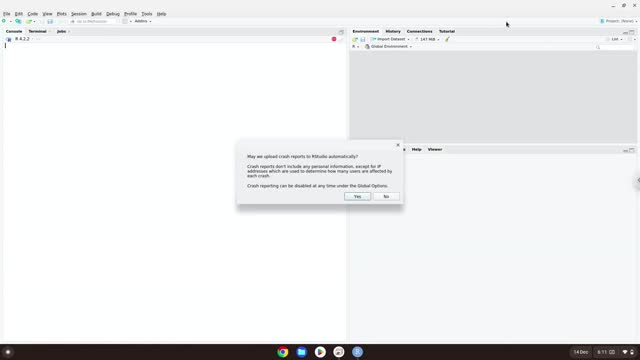 How to install RStudio on a Chromebook