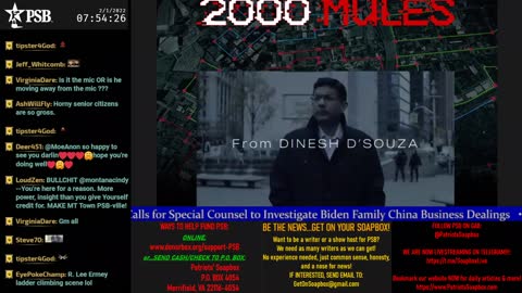2022-02-01 07:00 EST - Patriots Soapbox AM: with LadyRWB , MykelJaye & DD