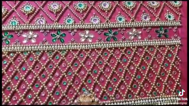Bridal designer blouse with our very own divine & elegant style from our®️💲 AariWork🧵 collections!