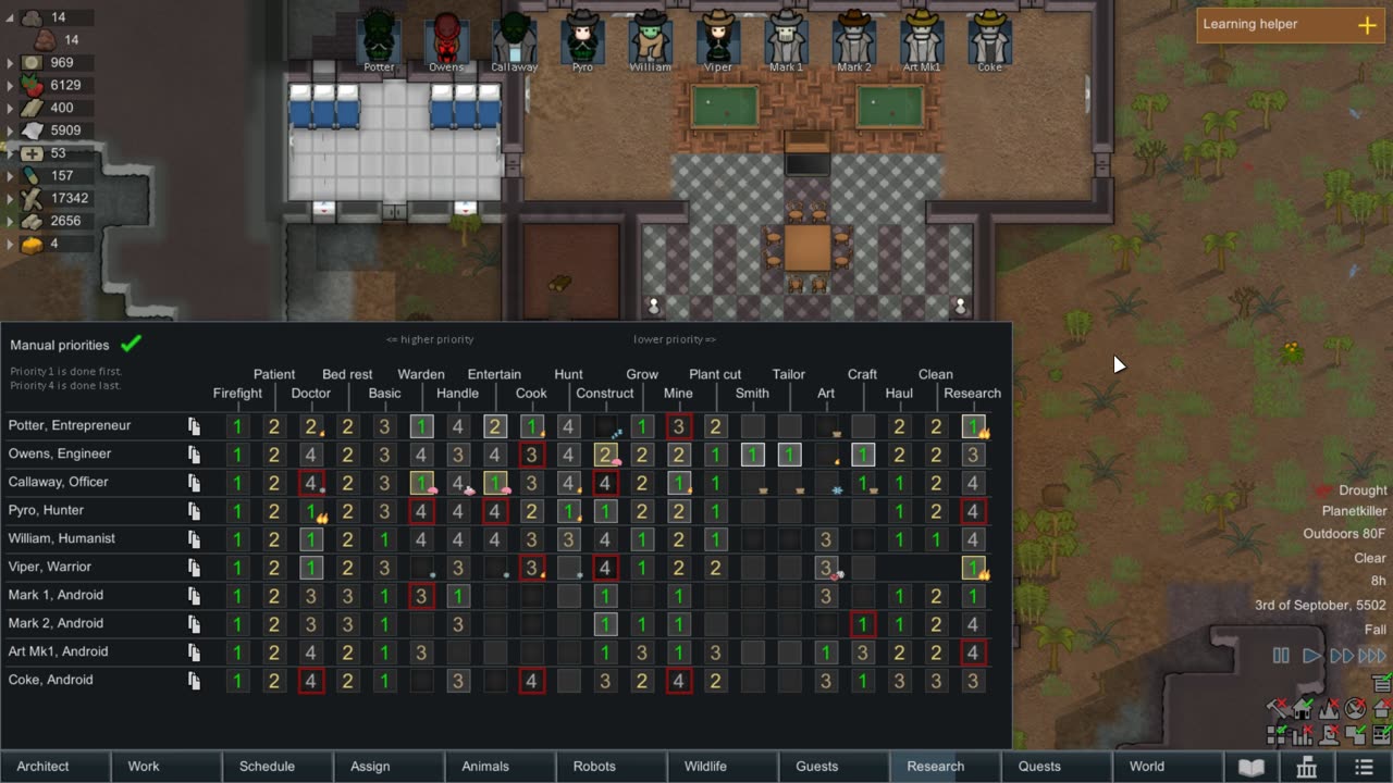 Warhammer 40K Rimworld Ep 18 - Researched Mech