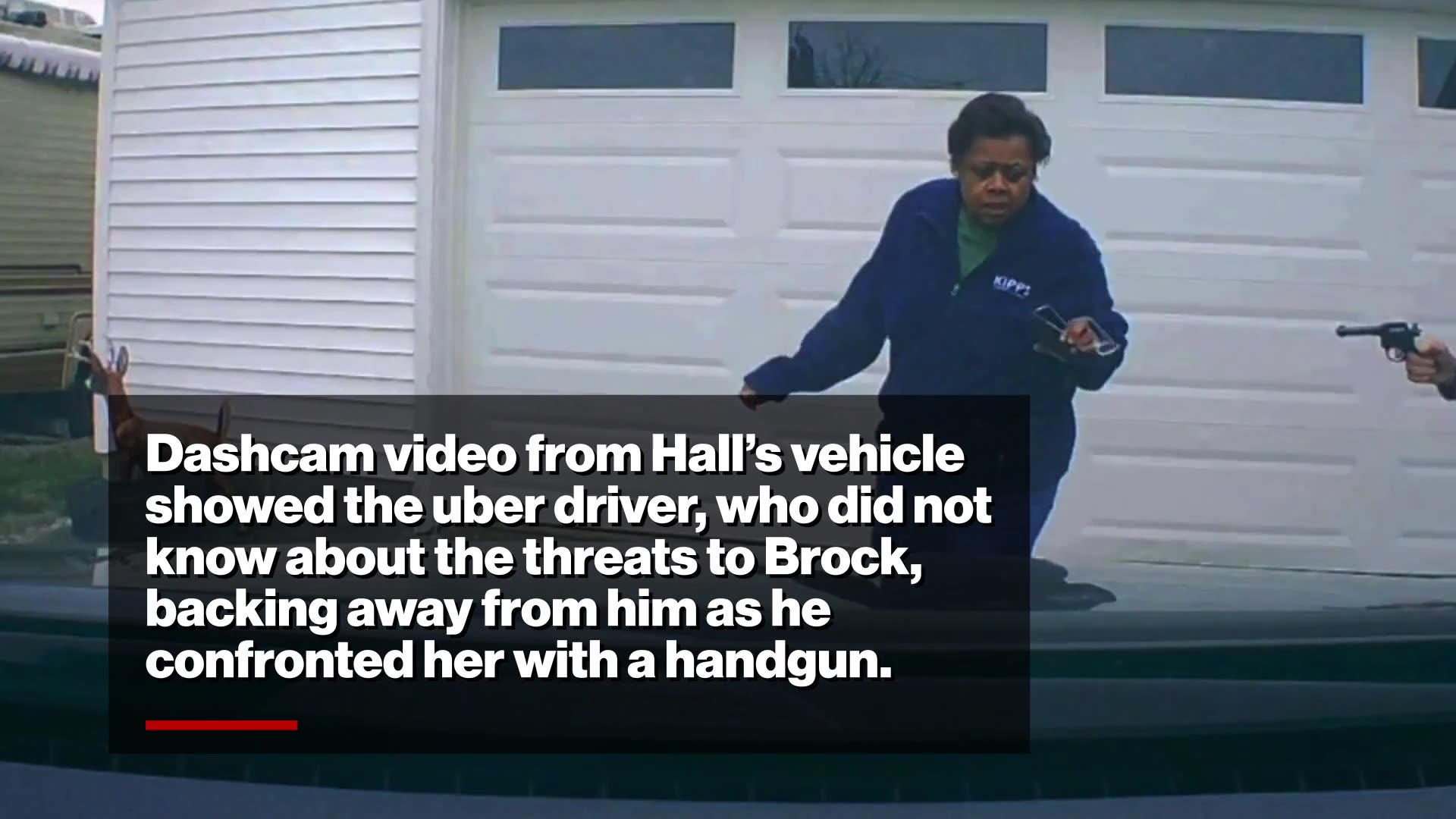 'I'm sure glad you guys are here': Moment scam victim greets cops after allegedly shooting innocent Uber driver