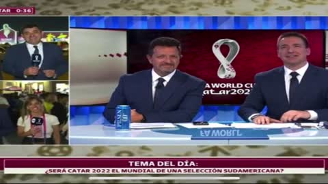 Periodistas se sorprenden por Hinchas contratados en el mundial (Qatar 2022)