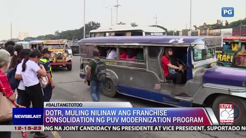 DOTr, muling nilinaw ang franchise consolidation ng PUV Modernization Program