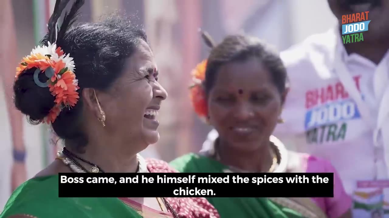 Cooking Bamboo Chicken with the leaders of Telangana