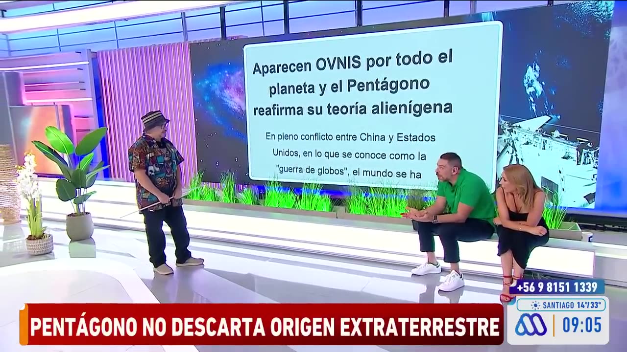 Salfate explica las teorías de los ovnis derribados en Estados Unidos