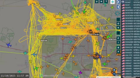 Aeroguard - Bird Mafia Warfare by the BANK OF UTAH NAZIs - Nov 10th 2023 - Time Lapsed