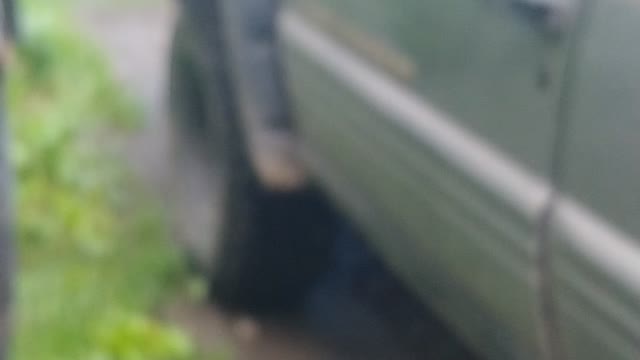 Jeep XJ Ol'Bluey checking the washouts on the Whitebottom to Onions Lake trail. Part 4