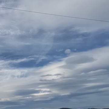 The sky looks so strange