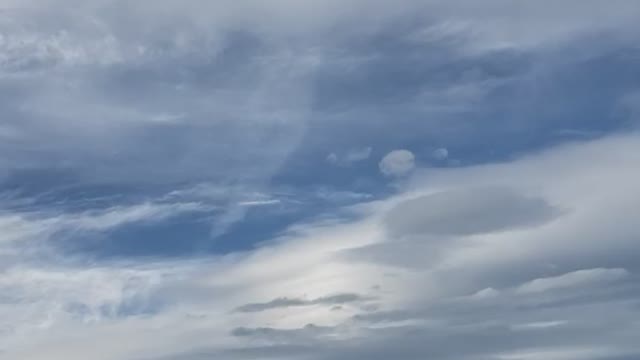 The sky looks so strange