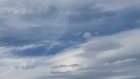 The sky looks so strange