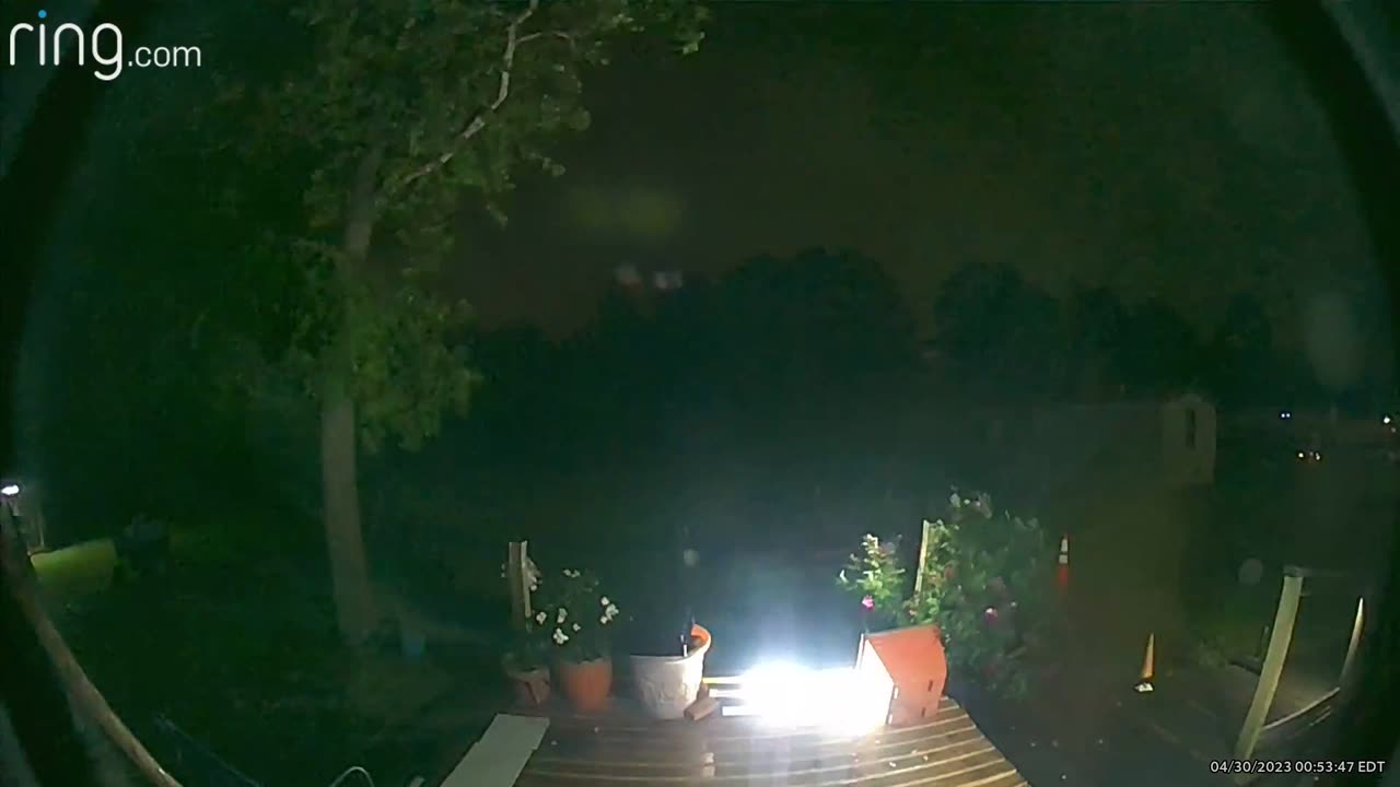 Serious storm hitting us.