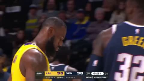 Lebron James is a actual MENACE for dunking like this in his 20th NBA year !