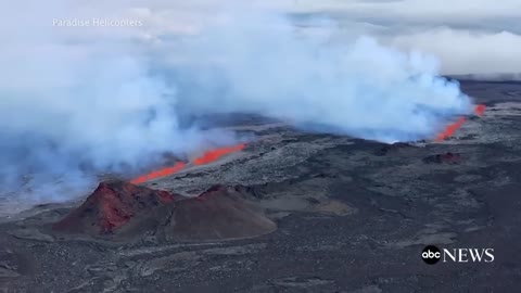 2 new lava flows in Hawaii’s Mauna Loa