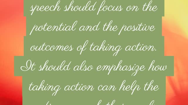 speech videos for inspiration!
