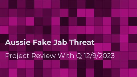 Aussie Fake Jab Threat 12/9/2024