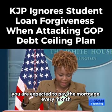 KJP claims Americans Need to pay their bills....how about Student Loans?