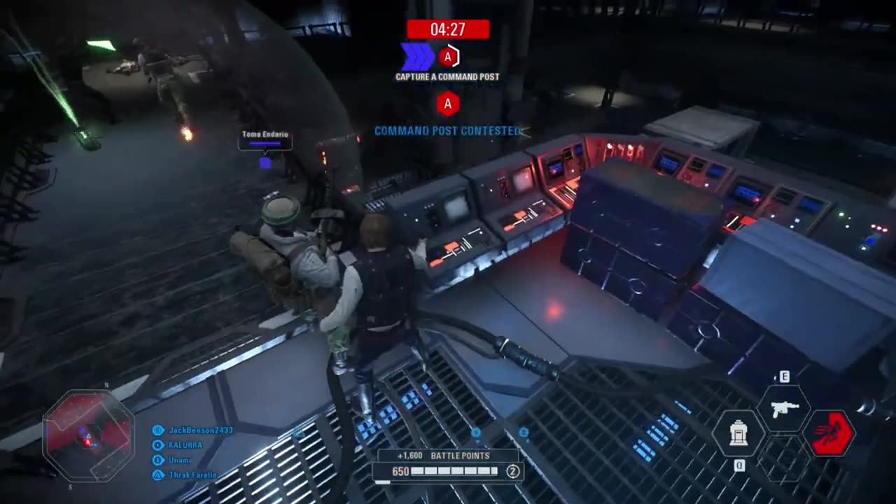 SWBF2 2017: Instant Action Mission (Attack) Rebel Alliance Endor Gameplay