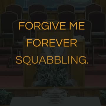 Why should I hear of this any more?