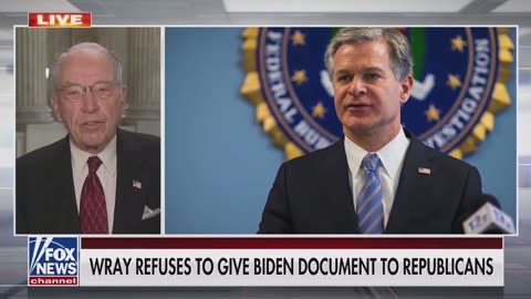 Chuck Grassley: Wray is treating Congress like the second hand citizens compared to the NYT.