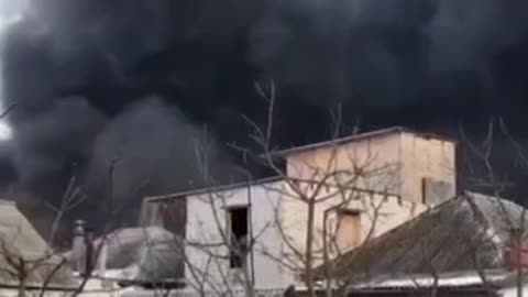 Kharkov. Burning Barabashevsky market