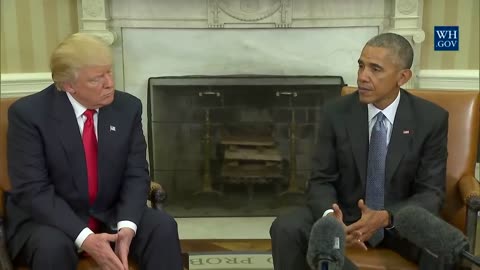 President Obama meets with president-Elect trump