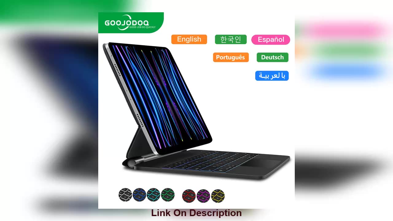 Exclusive Backlight Magic Keyboard for iPad Pro 11 iPad Air 5 Ai