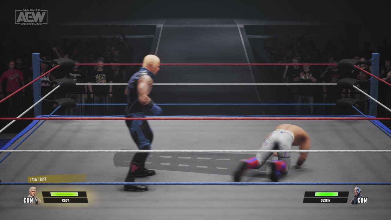 MATCH 121 CODY VS DUSTIN WITH COMMENTARY