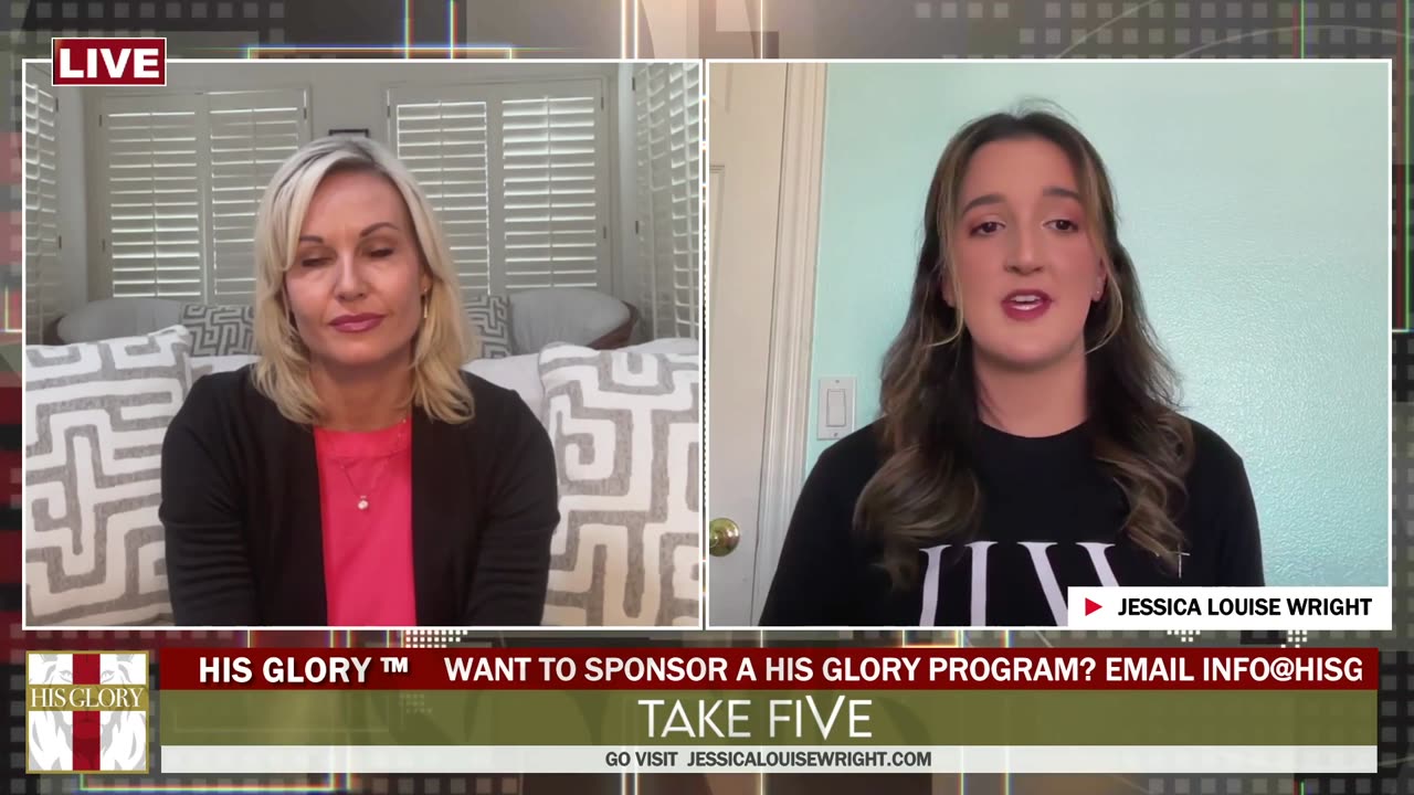 Artist Jessica Louise Wright joins His Glory Take Five